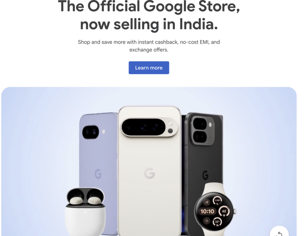 Google Starts Selling Pixel Devices Directly To Indian Consumers